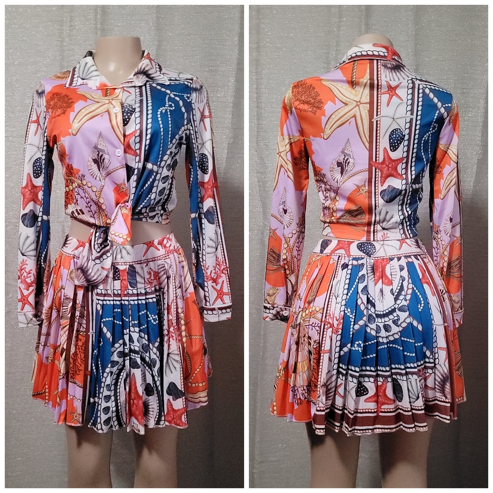 2 pieces set Dress new size M strech anti wrinkles fabric. PRICE TODAY ONLY 🚨